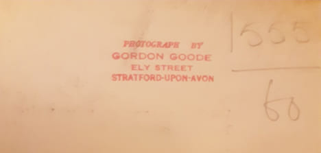 Photographie de g. GOODE théâtre Shakespeare . Goode photographie théâtre Shakespeare