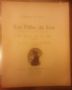 Les filles du feu : Sylvie Jemmy Octavie Isis Émilie. Le rève et la vie : Aurélia / illustrations de Constant Le Breton 30 bois originaux. (1921)[Leather Bound]
Nerval Gérard de