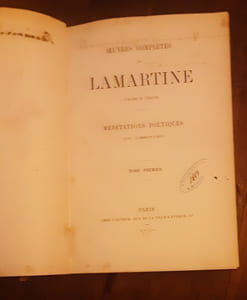 Oeuvres complètes de Lamartine publiées et inédites - Tome premier - Méditations poétiques avec commentaires.
LAMARTINE (Alphonse de).
