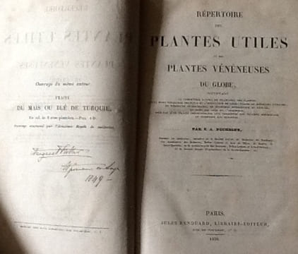Répertoire Des Plantes Utiles et Des Plantes Vénéneuses Du Globe. Duchesne E.A.