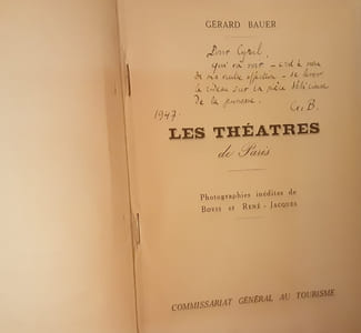 Les theatres de paris 