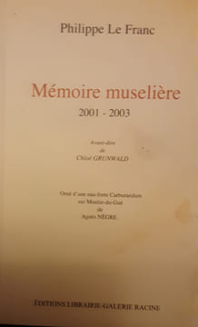 Mémoire museliere. Philippe le franc