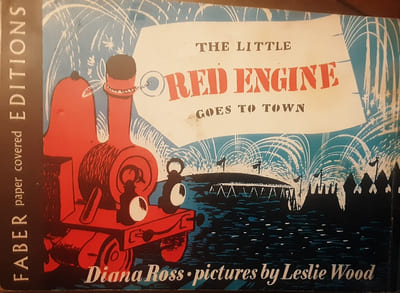 THE LITTLE RED ENGINE GOES TO TOWN
Le petit train rouge va en ville