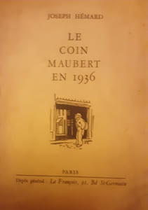 Le coin Maubert en 1936 Joseph Hémard

