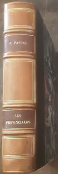 Les provinciales
texte de 1656-57 , publiées avec notes et variantes et précédées d'une préface par M.S. De Sacy
. Pascal Blaise 1623-1662