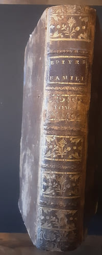 Les épîtres familières de Cicéron en latin et en françois.
Cicéron
Edité par Antoine Molin, Lyon, 1713