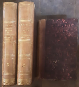 TRAITÉ DE L'AUSCULTATION MÉDIATE, et des maladies des poumons et du coeur. Quatrième édition, considérablement augmentée par M. Andral. Complet en 3 vol.