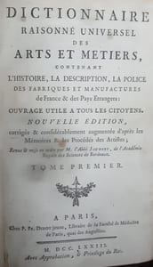 Dictionnaire raisonne universel des arts et metiers

