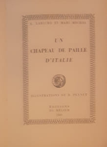 Un chapeau de paille d’italie