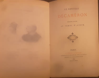 Le nouveau decameron première ( le temps d’aimer ) et deuxième journee ( dans l’atelier )