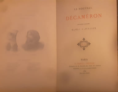 Le nouveau decameron première ( le temps d’aimer ) et deuxième journee ( dans l’atelier )