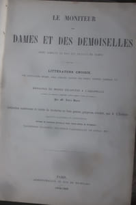 Le moniteur des dames et des demoiselles 