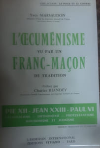 L’oecuménisme vu par un franc-maçon de tradition 