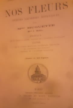 Nos Fleurs, Petites causeries botaniques
Mme Huguette. Huguette
