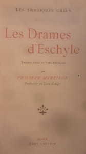 Les drames d’eschyle 