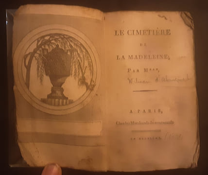 Le cimetière de la madeleine . M***