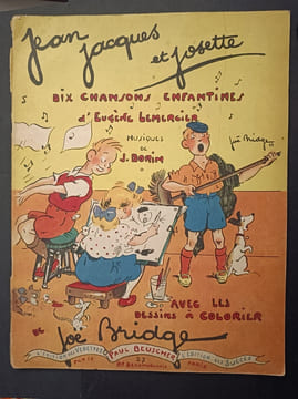 Jean, Jacques et Josette. Dix chansons enfantines. Musique de J. Dorin avec les dessins à colorier de Joë Bridge.
LEMERCIER Eugène
. Lemercier