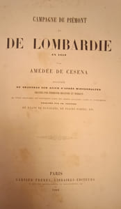 Campagne de piémont de lombardie en 1859
