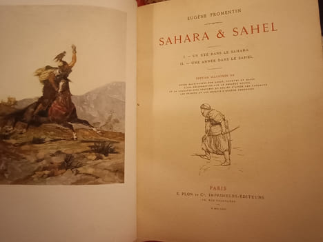 Sahara & Sahel. I. - Un été dans le Sahara. II. - Une année dans le Sahel. Édition illustrée de douze eaux-fortes par Lerat, Courtry et Rajon, d'une ...
