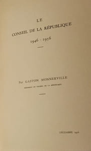 Conseil de la republique ( 1946 - 1956 )