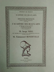 Académie des Beaux-Arts. Communications 2006.
COLLECTIF

Edité par Paris, Institut de France, 2007