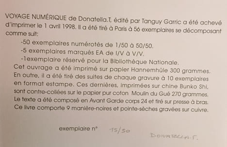 Voyage numerique . Donatella