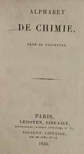Alphabet de chimie 