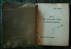 Pour une palestine juive et independante. jean Groffier