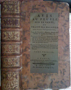 Avis au Peuple sur sa Santé ou Traité des Maladies les plus fréquentes.

Edité par DIDOT P. FR. Le Jeune., 1763