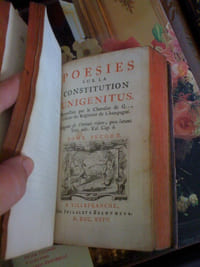 Poésies sur la Constitution Unigenitus. Recueillies par le Chevalier de G. Officier du Régiment de Champagne.