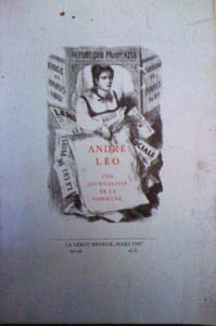 André Léo (1824-1900), une journaliste de la Commune

Edité par éditions du Lérot, 1987 