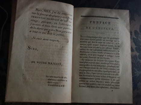 Essai sur les maladies et les lésions organiques du coeur et des gros vaisseaux; extrait des leçons cliniques de J. N. Corvisart . publiés, sur ses ...
