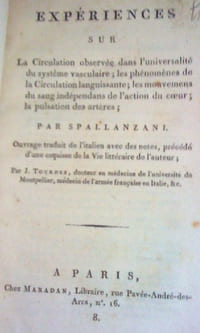 Expériences sur la circulation observée dans l'universalité du systême vasculaire ; les phénomènes de circulation languissante ; les mouvemens de sang indépendans de l'action du coeur ; la pulsation des artères.