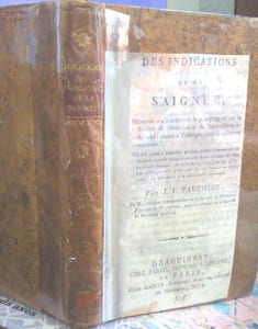 Des indications de la saignee, memoire qui a remport le prix propose par la Societe de Medecins et de Naturalistes de Souabe, seante a Tubingen, sur la question suivante....