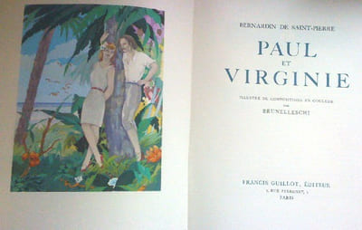 Paul et Virginie. Illustré de compositions en couleur par Brunelleschi.
