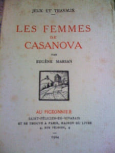 jeux et travaux
Les femmes de casanova 