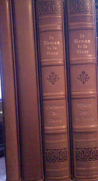 LE ROMAN DE LA ROSE en deux volumes avec suite