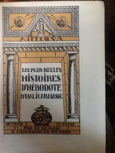 Les plus belles histoires d'Hérodote d'Halicarnasse. Traduites du Grec par P.H. Larcher.
HERODOTE
