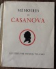 Mémoires de Casanova. 
Illustrés d'aquarelles originales par Jacques TOUCHET.
. casanova illustre par touchet