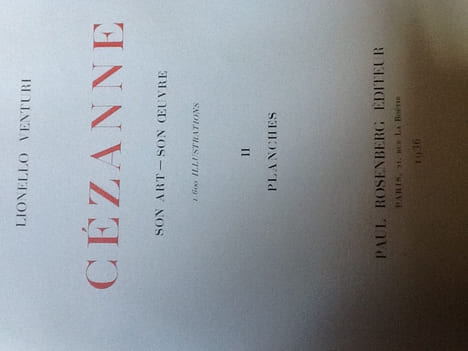 cezanne son art son œuvre 1600 illustrations. venturi