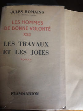 les travaux et les joies
collection les hommes de bonne volonte XXII. jules romains