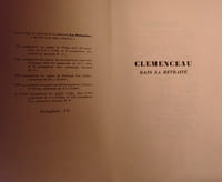 Clémenceau dans sa retraite
BENJAMIN (René).
Edité par Paris, Plon, La Palatine