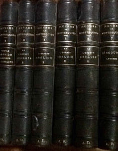 oeuvres completes de Montesquieu ( 6 / 7 volumes)