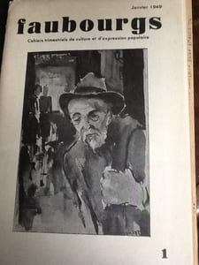 faubourgs cahiers trimestriels de culture et d'expression populaire N° 1