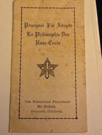 pourquoi j'ai adopte la philosophie des rose-croix