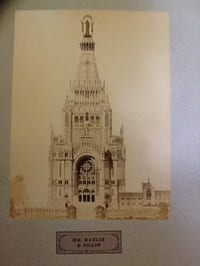 souvenir du concours de l'eglise du Sacre-coeur juillet 1874