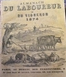 Almanach du laboureur et du vigneron pour l'année 1874 et 1887