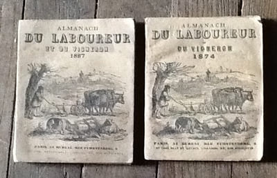 Almanach du laboureur et du vigneron pour l'année 1874 et 1887