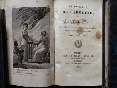le pavillon de Caroline ou La petite Societe En 3 volumes