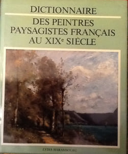 dictionnaire des peintres paysagistes francais au XIX sciecle